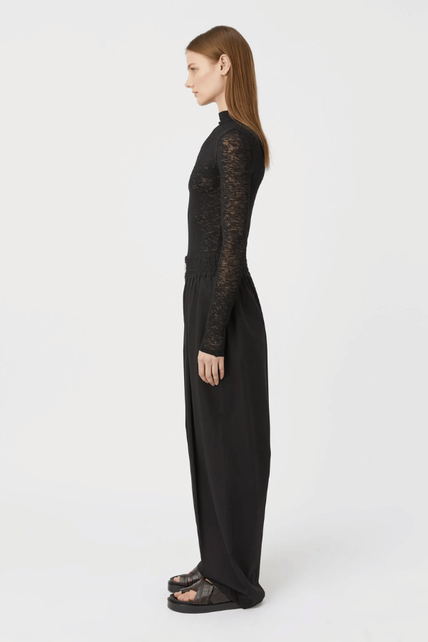 Matinee Long Sleeve Top Black