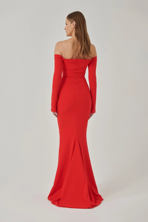 Effie Kats | Anita Gown Cherry Red | Girls with Gems