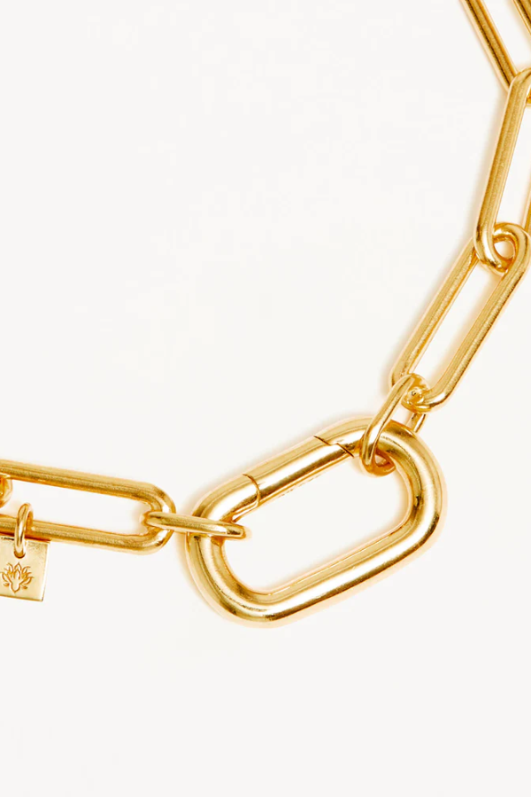 By Charlotte | With Love Annex Link Bracelet 18k Gold Vermeil | Girls with Gems