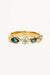 By Charlotte | 18k Gold Vermeil Protection of Eye Topaz Ring | Girls with Gems