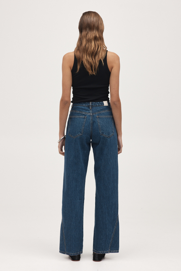 Marle | Curve Seam Jean Heritage Blue | Girls with Gems