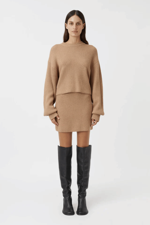 Camilla and Marc | Aurelia Sweater Camel | Girls with Gems