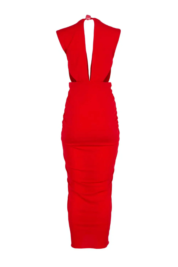 Baobab | Nia Maxi Dress Orange Red | Girls With Gems