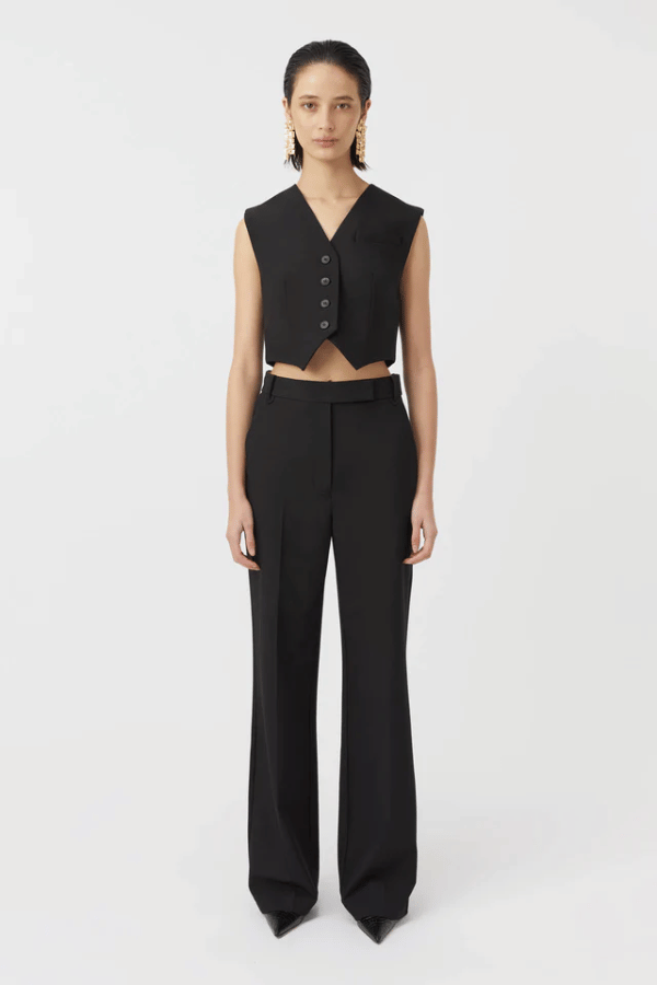 Camilla and Marc | Ortega Mini Vest Black | Girls with Gems