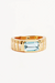 By Charlotte | Calm Your Soul Topaz Ring 18k Gold Vermeil | Girls with Gems