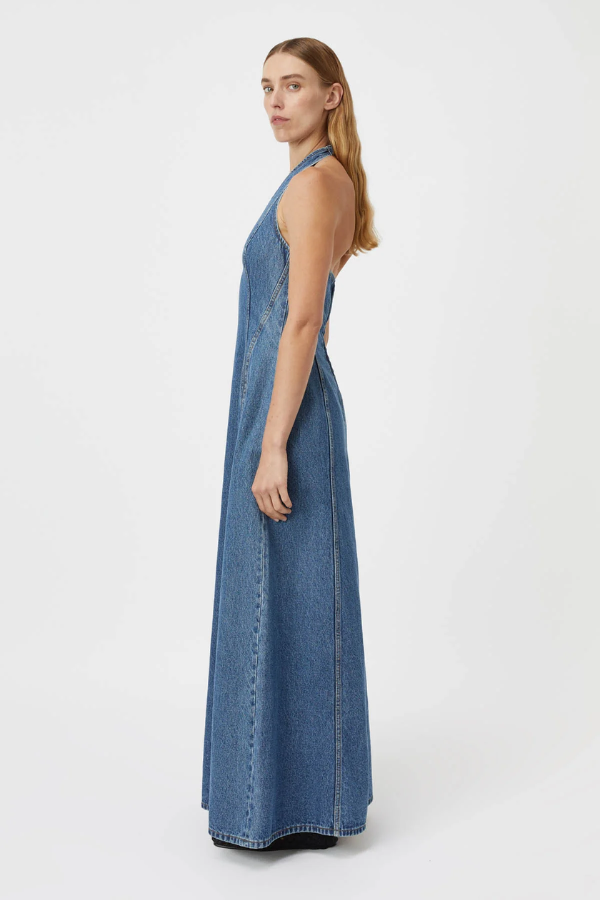 Camilla and Marc | Cascadia Denim Dress Classic Blue | Girls with Gems