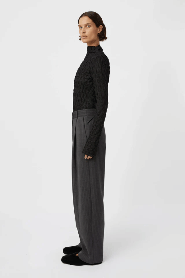 Camilla and Marc | Brancusi Trouser Charcoal Pinstripe | Girls with Gems