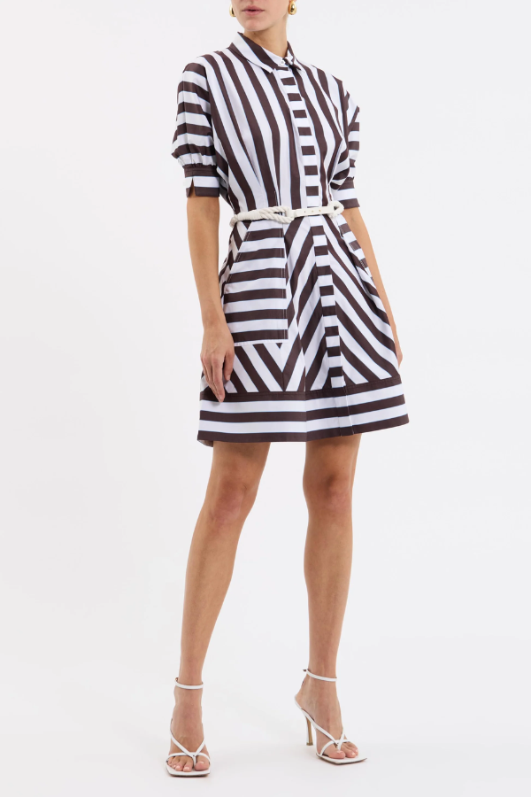 Rebecca Vallance | Pippa Mini Dress Stripe | Girls with Gems