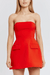 Odd Muse | The Ultimate Muse Strapless Dress Red | Girls With Gems