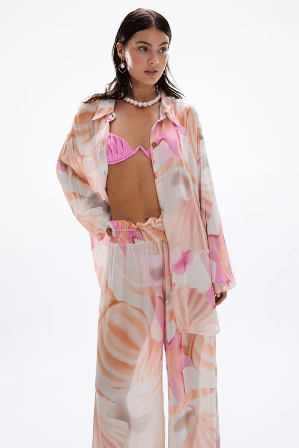 Cin Cin Swim | Muse Shirt Tahiti Pink | Girls with Gems