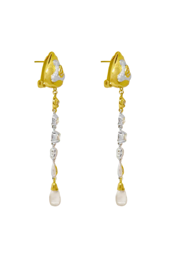 Mountain and Moon | Estelle Earrings Gold | Girls with Gems