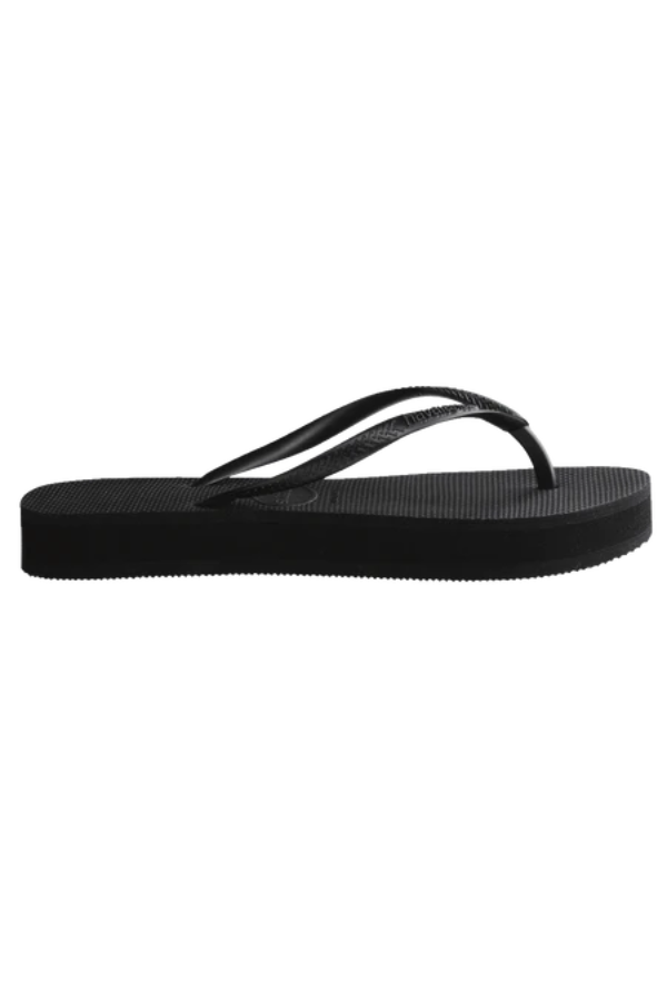 Havaianas | Slim Flatform Thongs Black | Girls with Gems