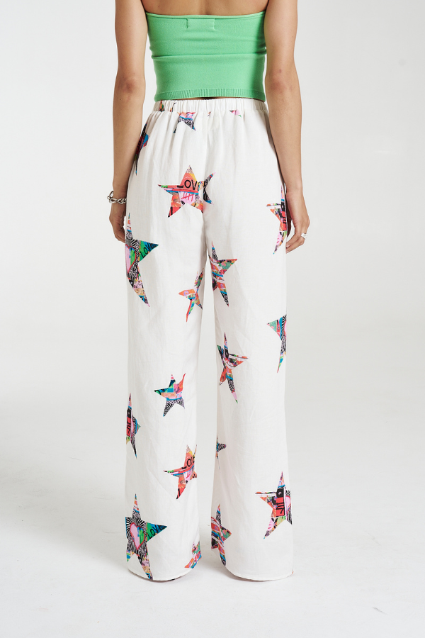 Summi Summi | Elastic Waist Pants Star X Lovers | Girls with Gems