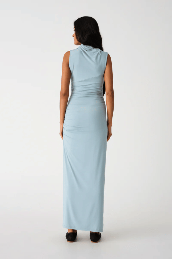 Misha | Albie Maxi Dress Seafoam Blue | Girls with Gems