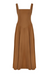 Odd Muse | The Ultimate Muse Low Waist Square Neck Midi Dress Olive | Girls with Gems