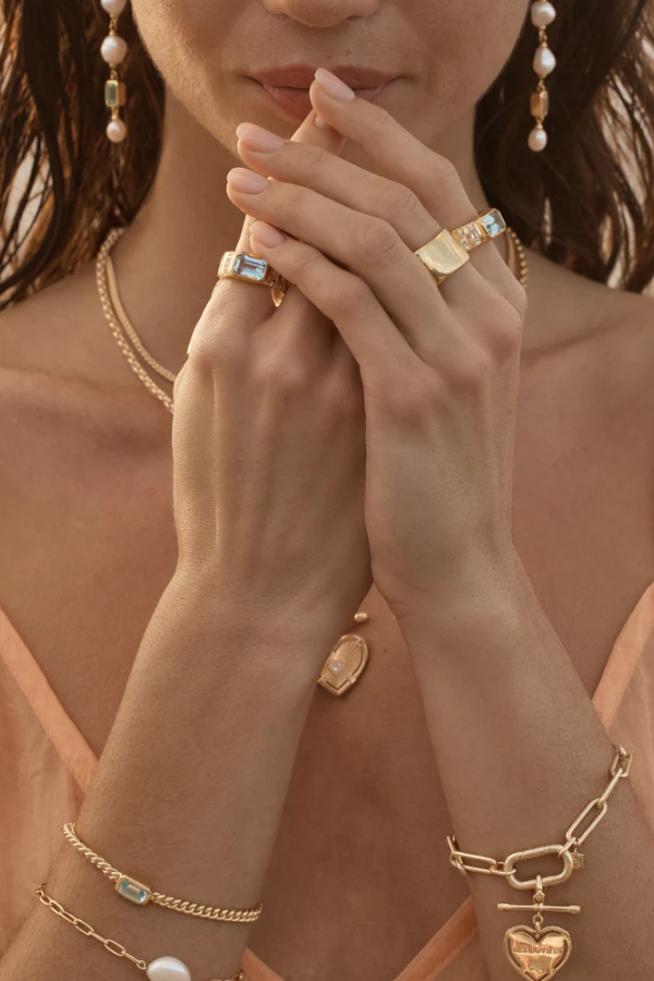 By Charlotte | Muse Ring 18k Gold Vermeil | Girls with Gems