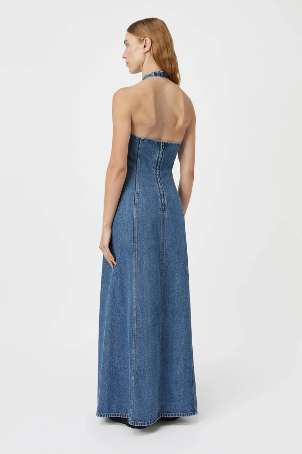 Camilla and Marc | Cascadia Denim Dress Classic Blue | Girls with Gems