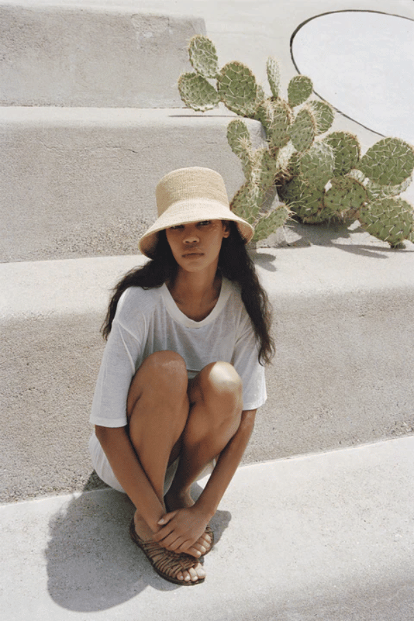 Lack of Color | The Inca Sunhat Natural | Girls with Gems