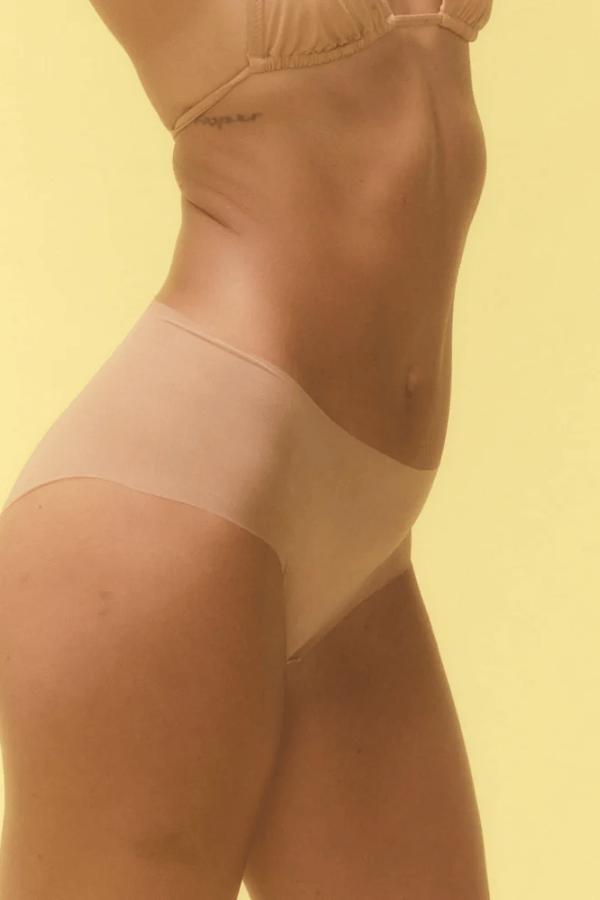 Nakey Underwear | Nude Invisible High Waisted Brief | Girls With Gems
