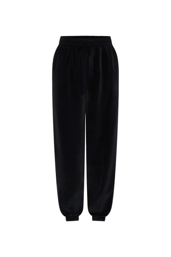 Camilla and Marc | Simone Velour Trackpant Black | Girls with Gems