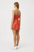 Camilla and Marc | Doherty Peplum Mini Dress Coral | Girls with Gems