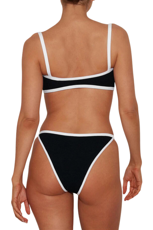 Hunza G | Tyler Bikini Black/White | Girls with Gems