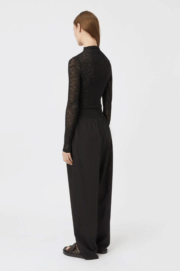 Matinee Long Sleeve Top Black