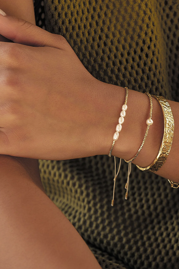 Arms of Eve | Olivia Gold Cuff Bracelet | Girls with Gems