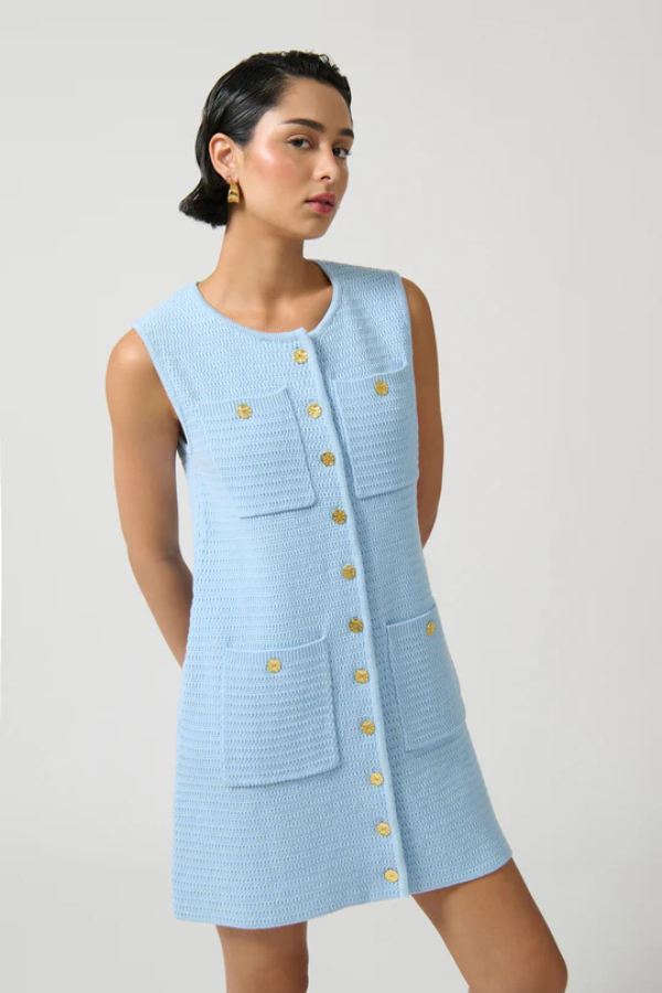 Onte | Helena Dress Blue | Girls with Gems