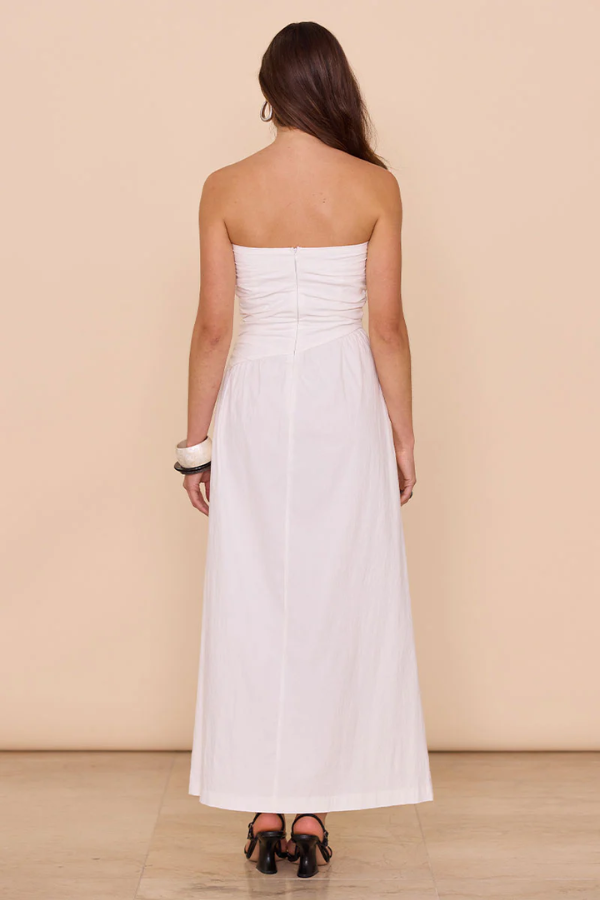 Sovere | Lyric Maxi Dress Off White | Girls with Gems