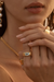 By Charlotte | Calm Your Soul Topaz Ring 18k Gold Vermeil | Girls with Gems