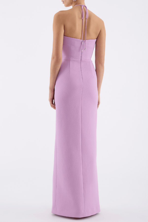 Rebecca Vallance | Chantara Halter Gown Lilac | Girls With Geems