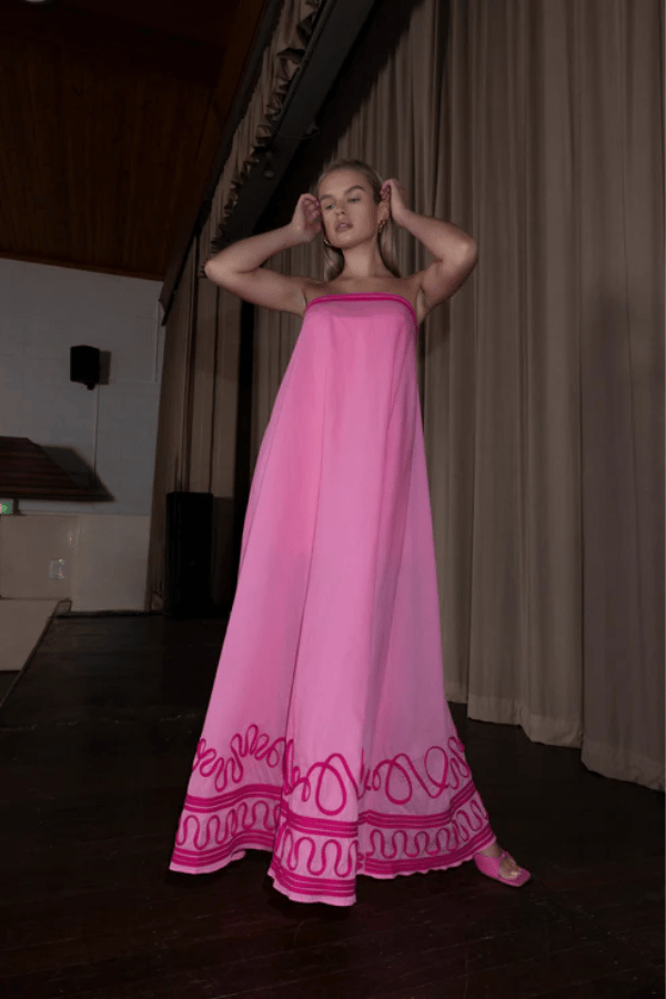 The Wolf Gang | Casella Maxi Dress Candy | Girls with Gems