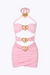 Cin Cin | Marquee Dress Ballet Pink | Girls with Gems