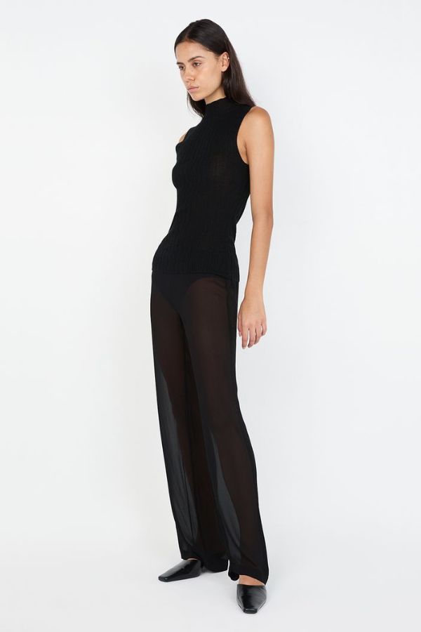 Bec and Bridge | Joni Sleeveless Top Black | Girls with Gems