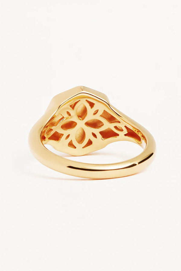 By Charlotte | Joy of Life Ring 18k Gold Vermeil | Girls with Gems