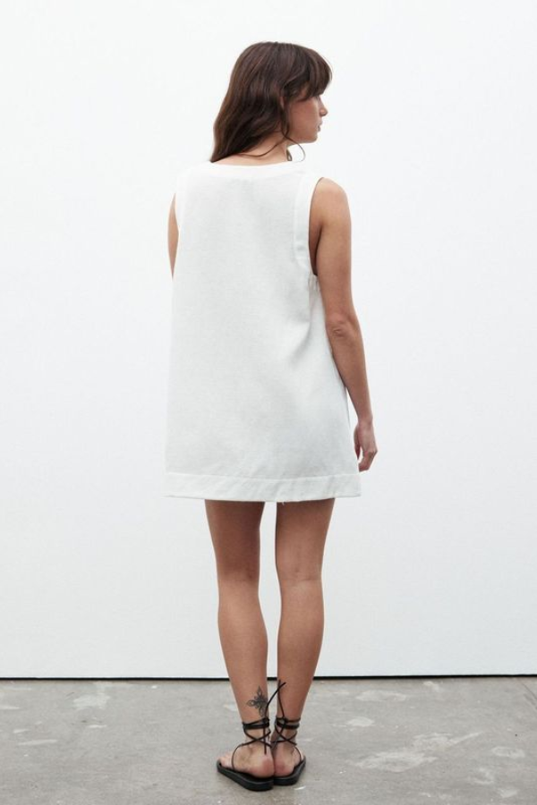 Bayse | Skylar Dress White | Girls with Gems