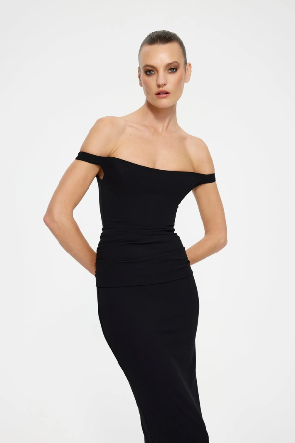 Effie Kats | Hayward Gown Black | Girls with Gems