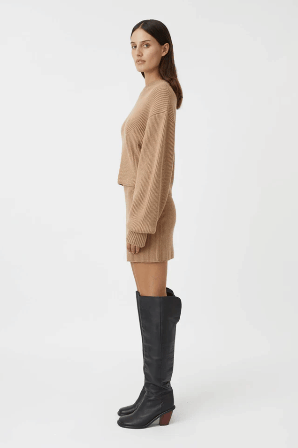 Camilla and Marc | Aurelia Sweater Camel | Girls with Gems