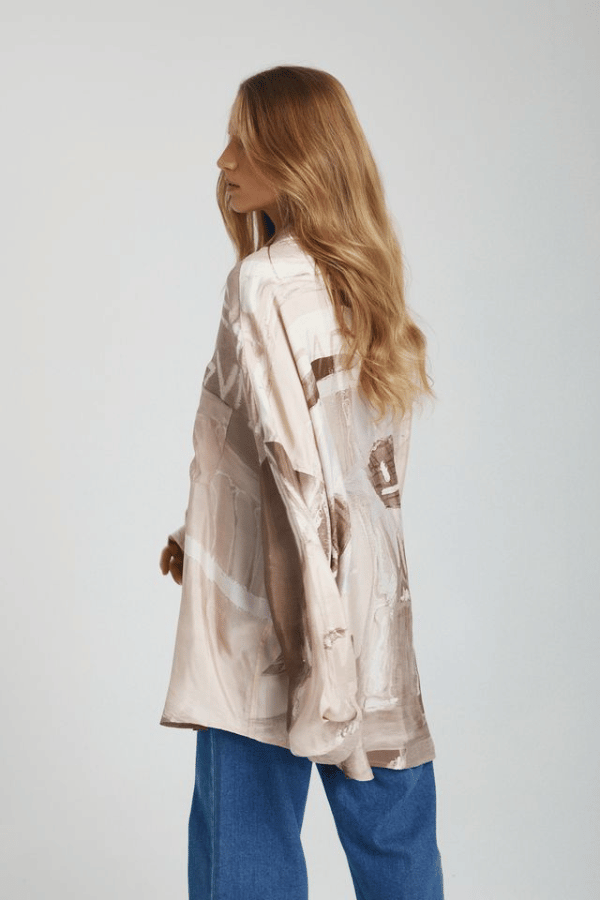 Summi Summi | LS Oversized Shirt Sunflower Wheat | Girls with Gems