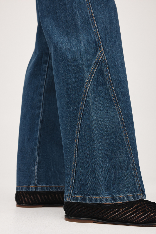 Marle | Curve Seam Jean Heritage Blue | Girls with Gems