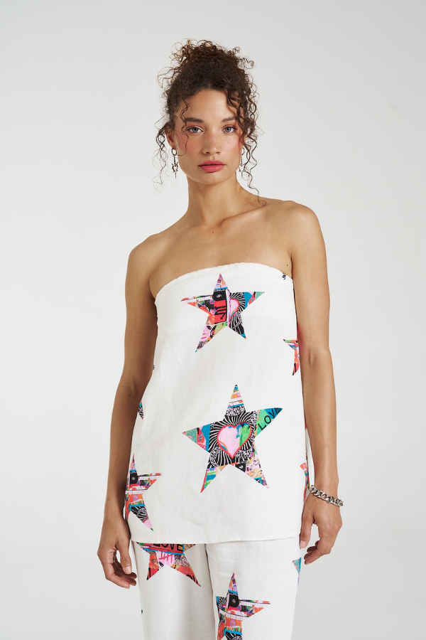 Summi Summi | Strapless Shirt Top Star X Lovers | Girls with Gems