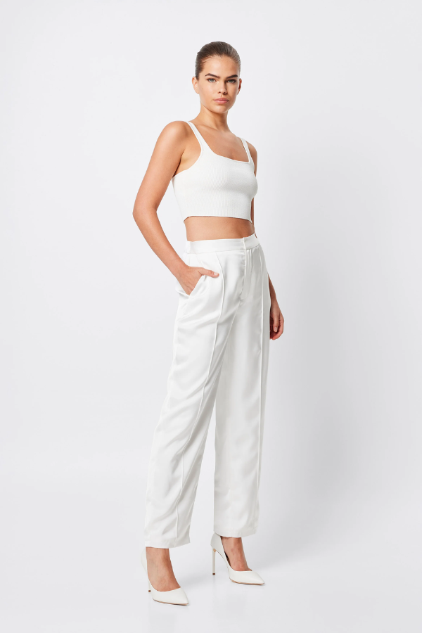 Mossman | Toulouse Pant White | Girls With Gems