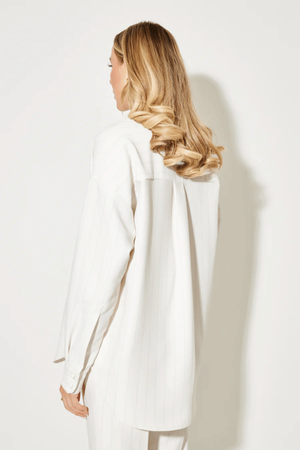 The Ultimate Muse Pin Stripe Shirt Oat