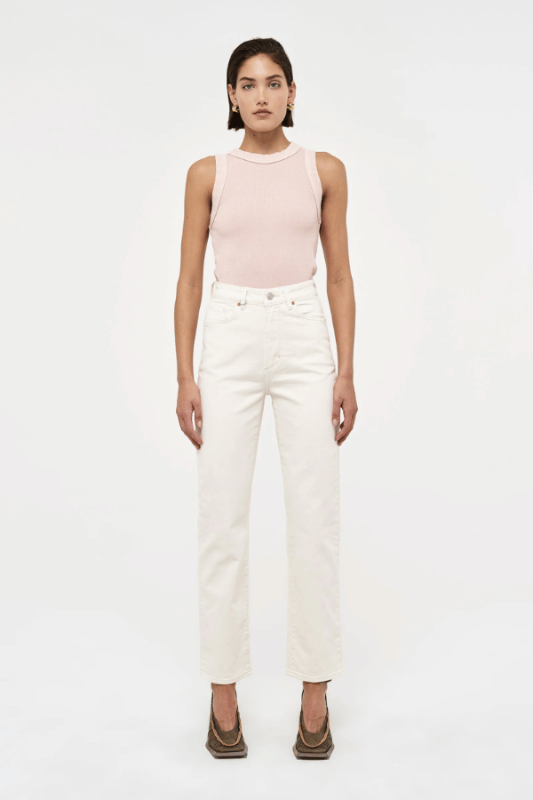 Neuw Denim | Nico Straight Light Cream | Girls with Gems