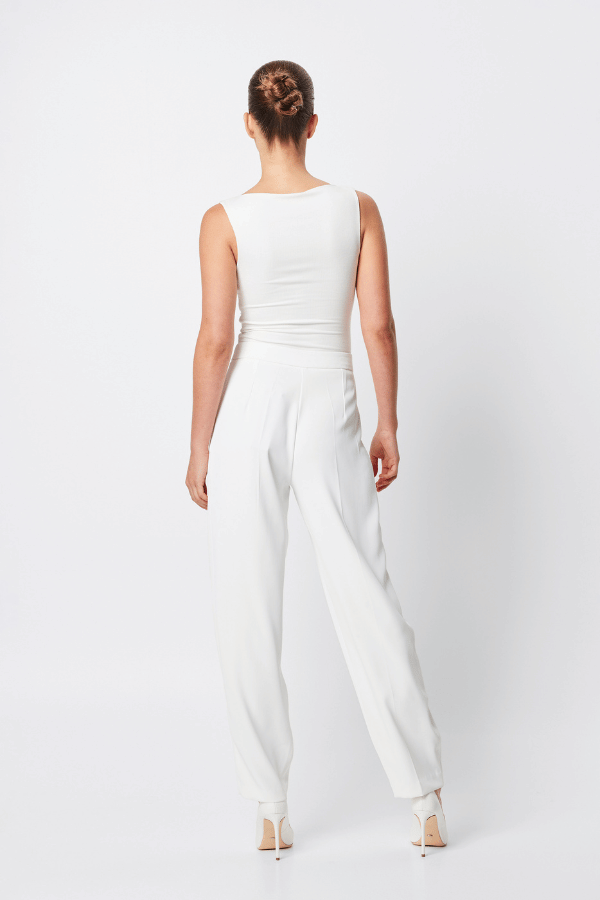 Mossman | Saint Tropez Pant White | Girls With Gems