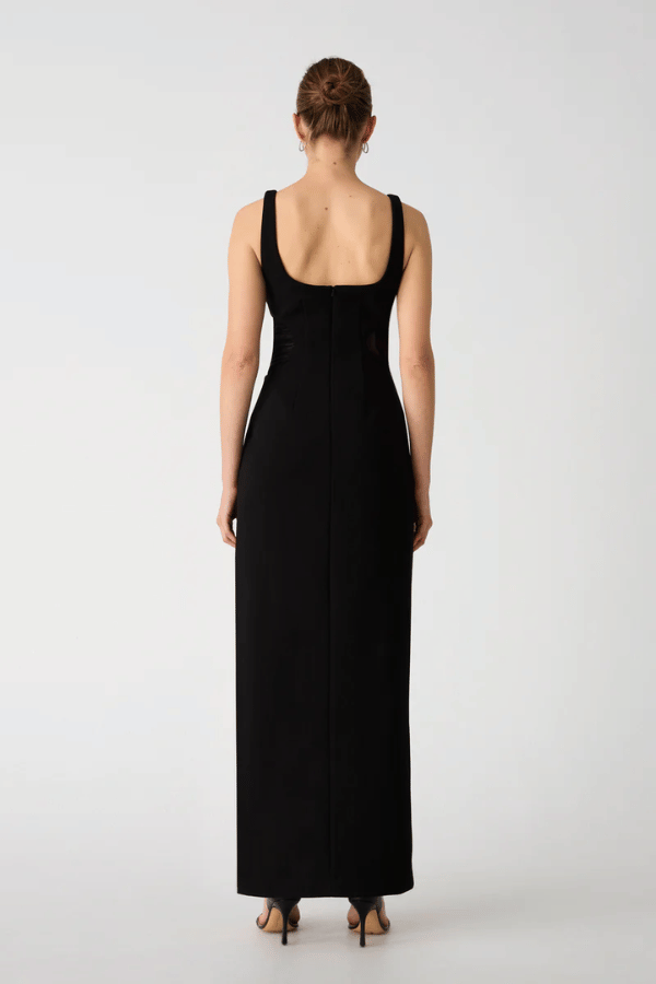 Misha | Daphne Maxi Dress Black | Girls with Gems