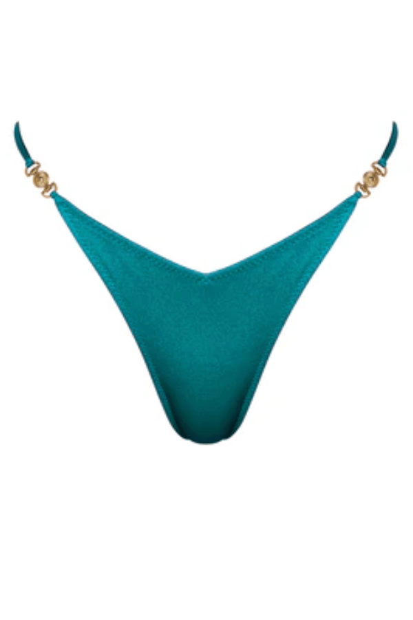 Sommer Swim | Lia Blue Fondale Brazilian Bikini Bottoms | Girls with Gems