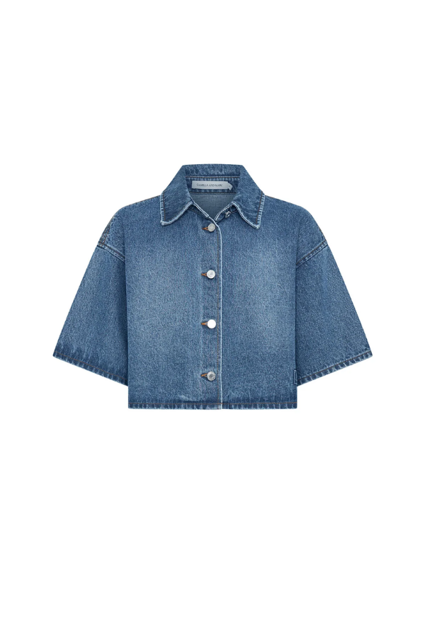 Camilla and Marc | Cortez Denim Shirt Classic Blue | Girls with Gems