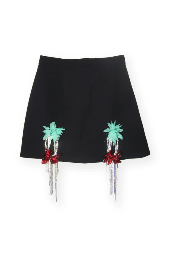 Kourh | Galaxea Skirt Black| Girls With Gems